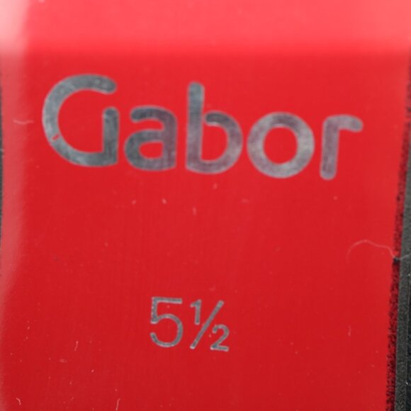 Gabor Womens Vision Pumps Size 8 Black Suede Patent Mid Heel Comfy Dress Shoes - Picture 9 of 13